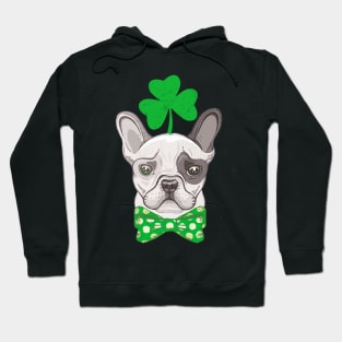 Funny Bulldog lover for irish - saint patrick best Hoodie